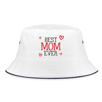 Best Mom Ever - Bob - blanc/marine - Devant