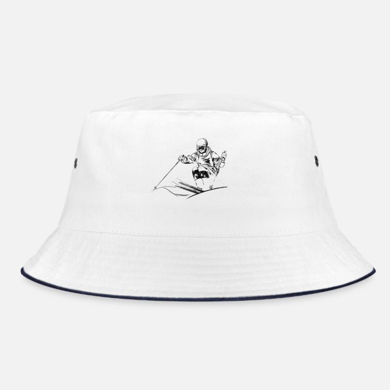 mogul skiing Bucket Hat