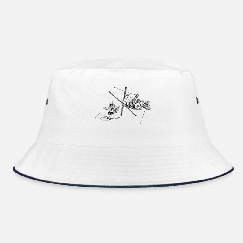 mogul skiing Bucket Hat