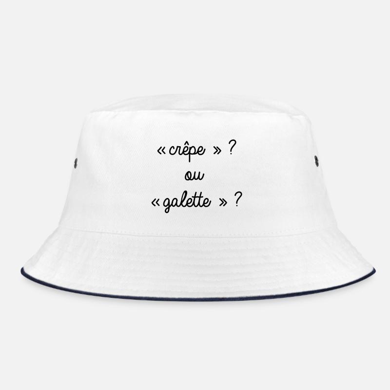 Bretagne - Crêpe ou galette ? - Bob - blanc/marine