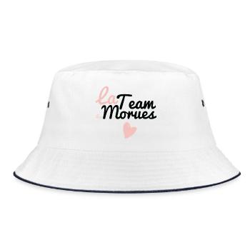 The cod team - Bucket Hat - white/navy - Front