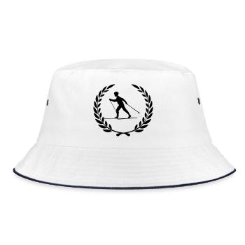Prix sport couronne de laurier sports d’hiver ski 3 - Bob - blanc/marine - Devant