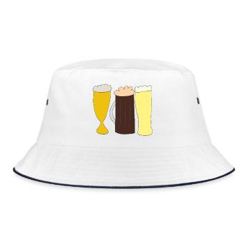 Beers - Bucket Hat - white/navy - Front