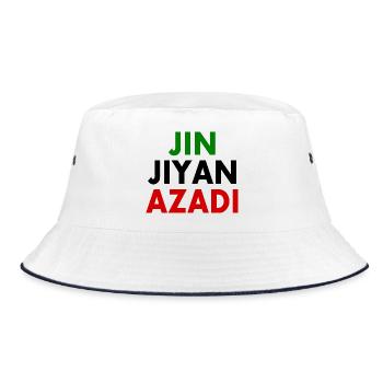 jin jiyan azadi - Bob - blanc/marine - Devant