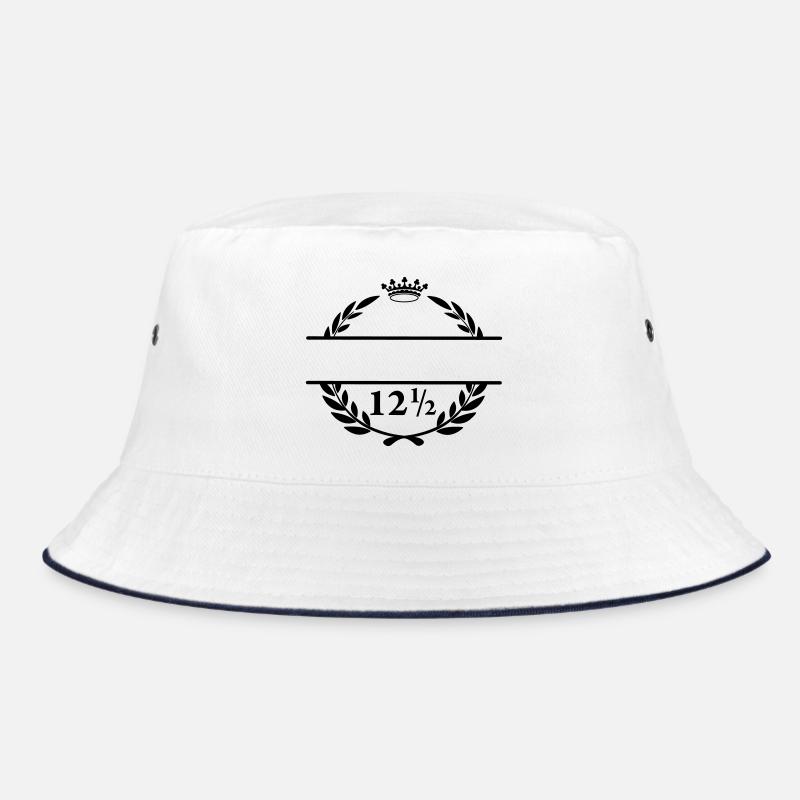 Lauwerkrans Namensbanner mit der Nummer 12 halb Bucket Hat