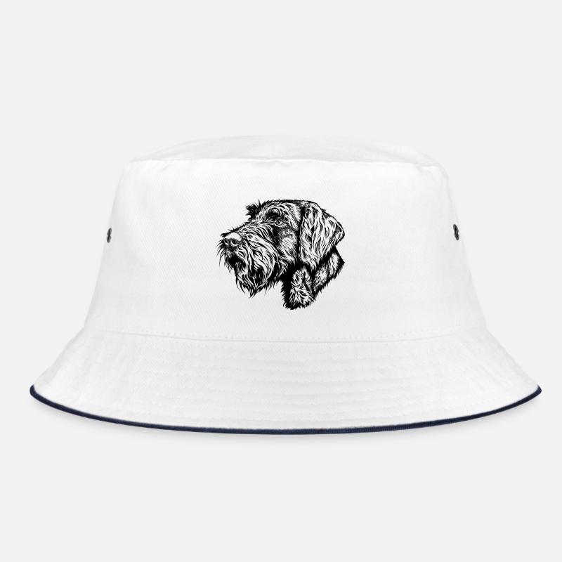 Drahthaar-Portrait Bucket Hat