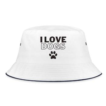 J’aime les chiens J’aime les chiens chien personne - Bob - blanc/marine - Devant