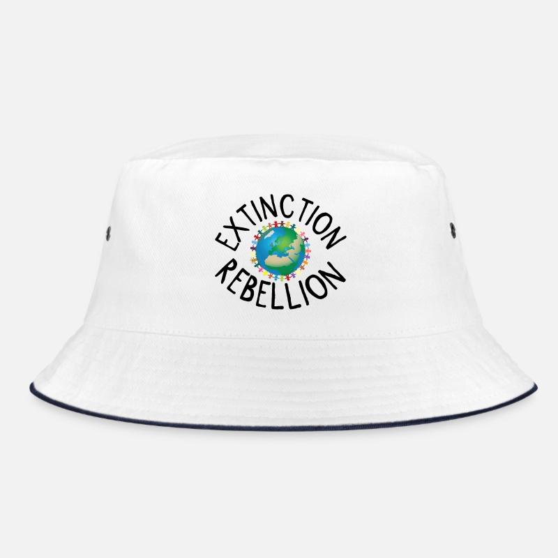 Extinction Rebellion Menschenkette schwarz Bucket Hat