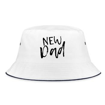 New Dad - annonce pour les nouveaux papas - Bob - blanc/marine - Devant