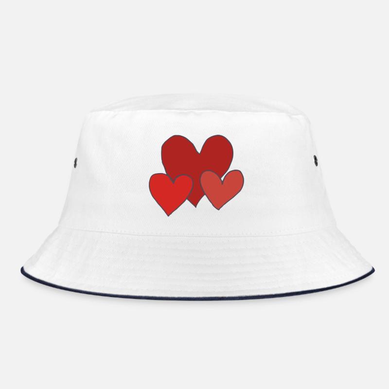 Three Hearts Bucket Hat