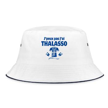 thalasso, massage, argile - Bob - blanc/marine - Devant