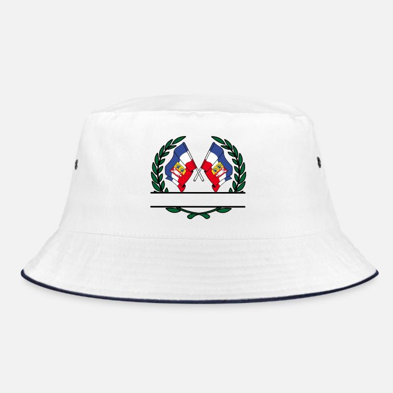 Drapeaux Schleswig Holstein couronne de laurier bannière - Bob - blanc/marine