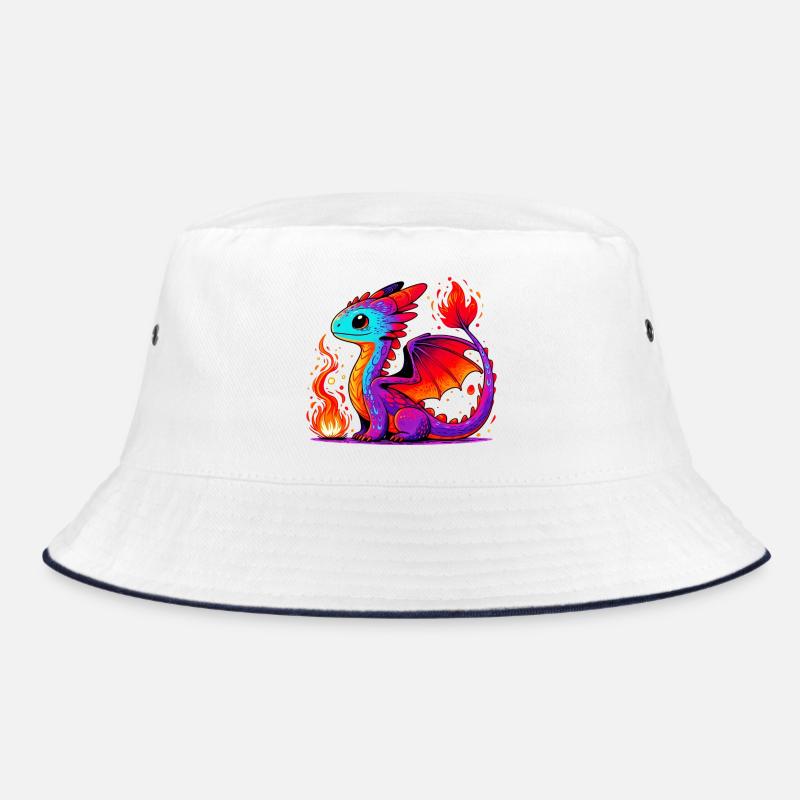Dragon - Bob - blanc/marine