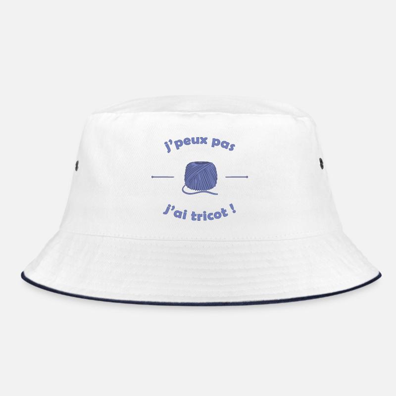 Ich kann nicht stricken, ich Bucket Hat