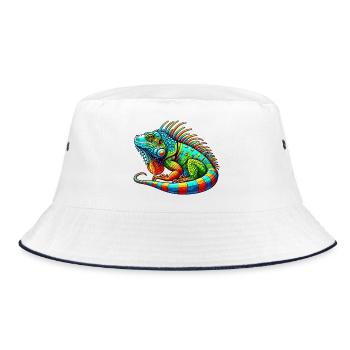 Iguane - Bob - blanc/marine - Devant