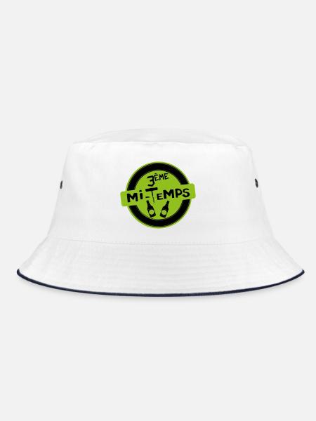 3rd Half - Bucket Hat - white/navy - Front