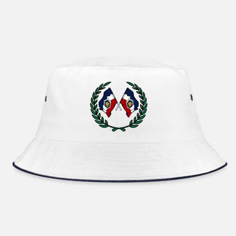 Flags USA Utah in laurel wreath Bucket Hat