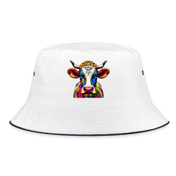 Vache - Bob - blanc/marine - Devant