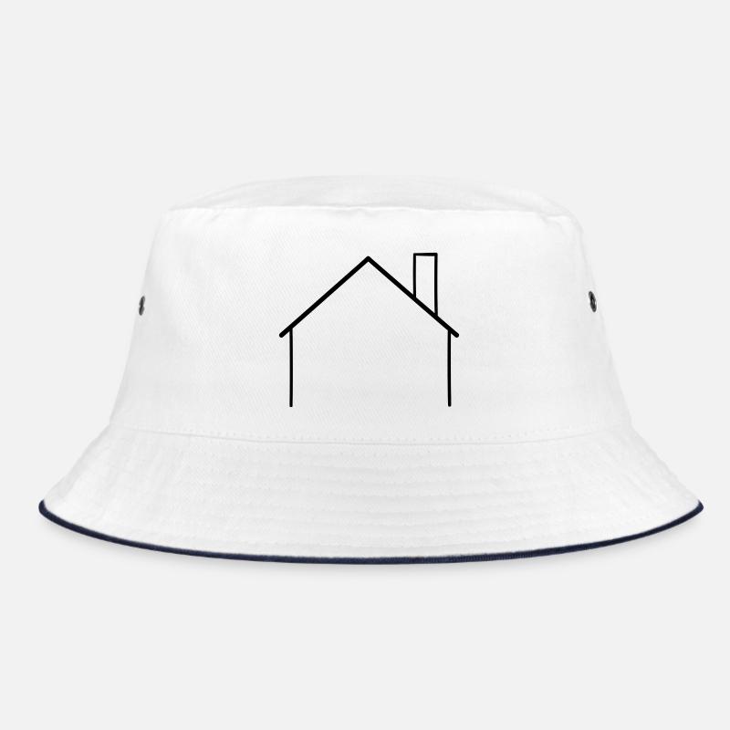 Contour simple de la maison avec cheminée Bob