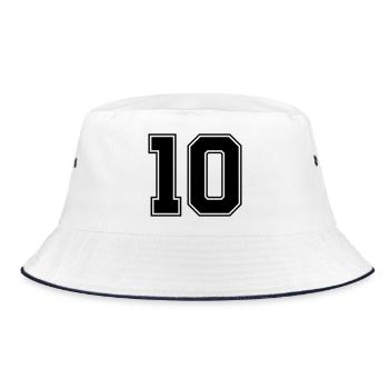 10 - Bob - blanc/marine - Devant