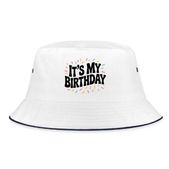 C'est mon anniversaire - Bob - blanc/marine - Devant