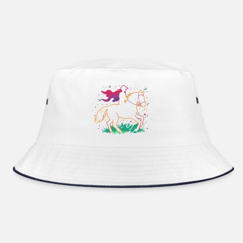 Cavalier de licorne lumineuse sur une prairie colorée Bob