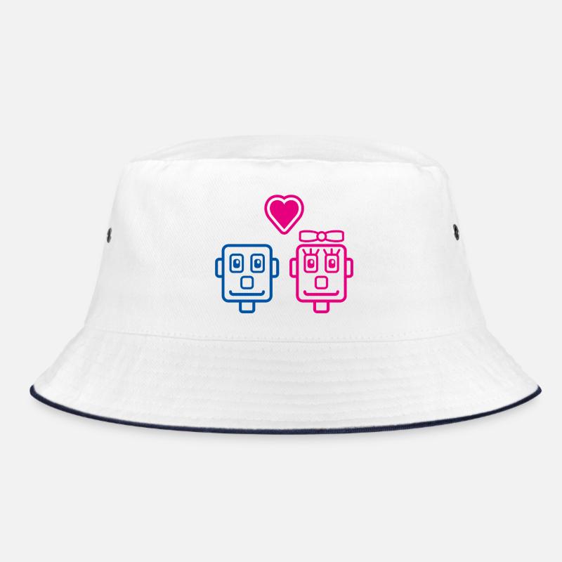 Robot Lovers von Helfspawn Bucket Hat