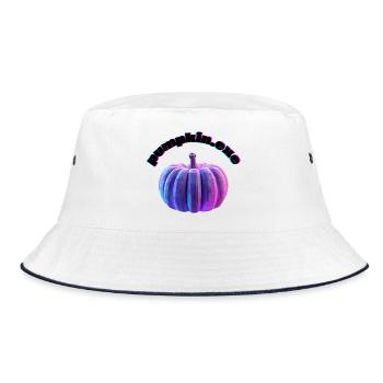 Pumpkin.exe – Citrouille holographique futuriste Hello - Bob - blanc/marine - Devant
