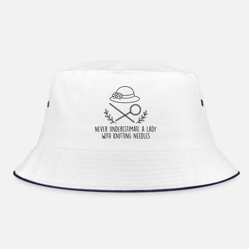Miss Marple Never understimate a lady Bucket Hat