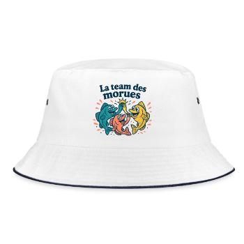 Équipe des Morues Colorées - Bob - blanc/marine - Devant
