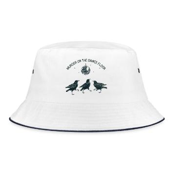 Murder on the Dance Floor Crows - Bucket Hat - white/navy - Front