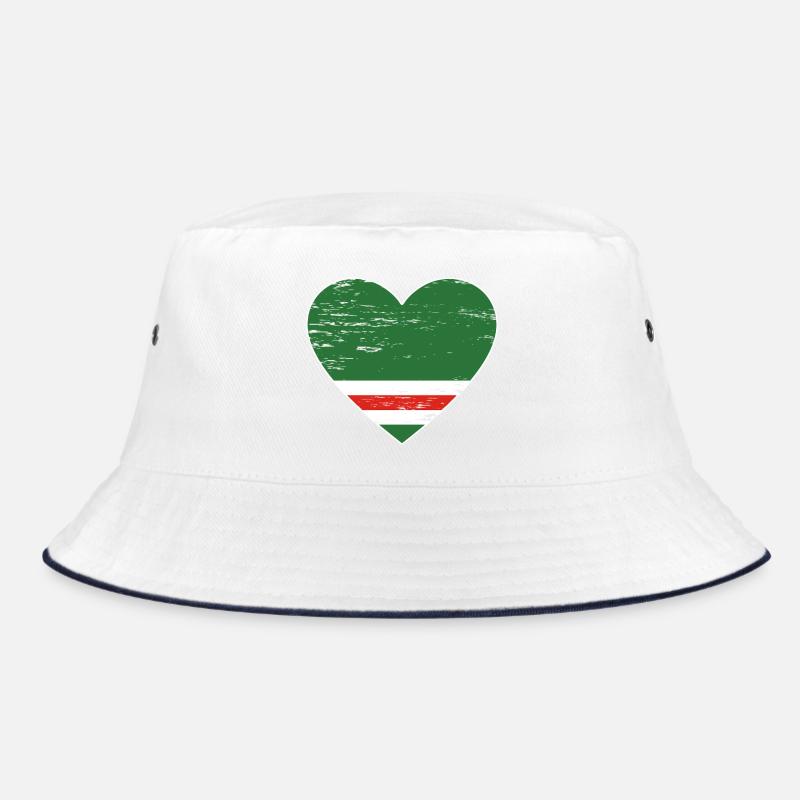 Drapeau de la Tchétchénie coeur utilisé Bob
