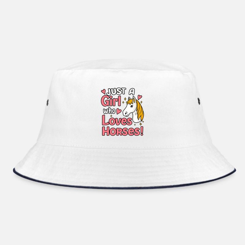 Nur ein Mädchen liebt Pferde Bucket Hat