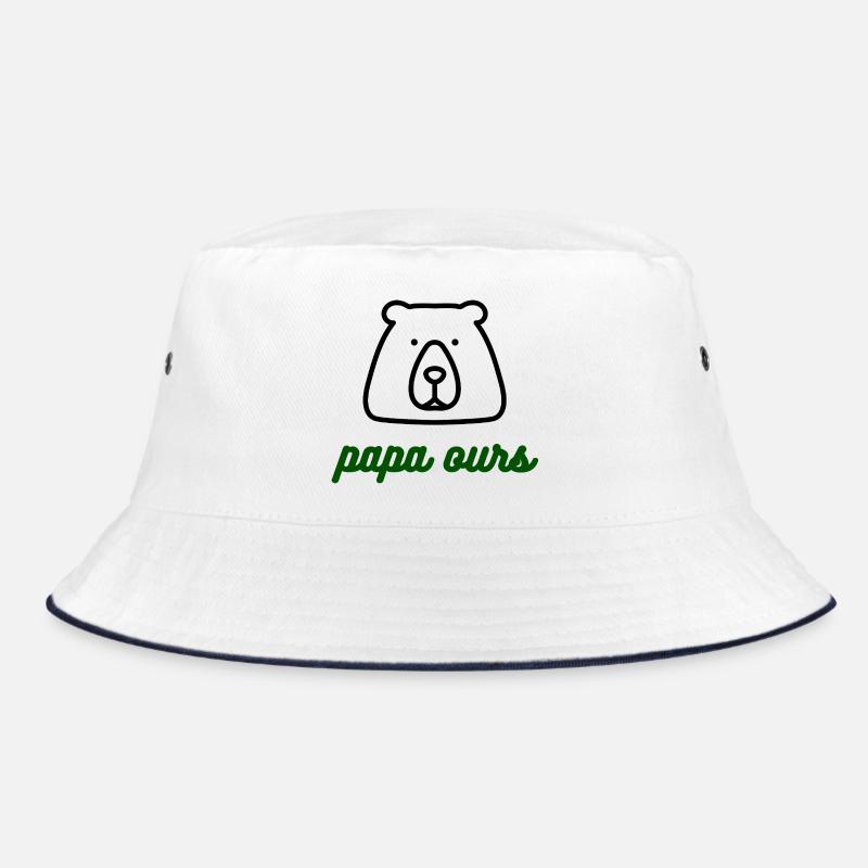 Papa-ours-logo Bucket Hat