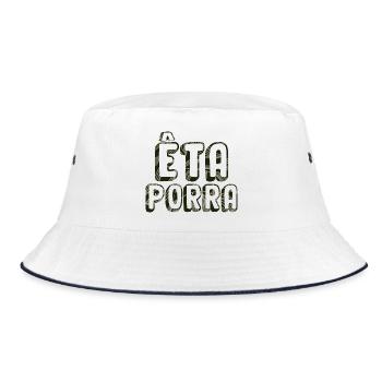 Êta Porra - Bucket Hat - white/navy - Front