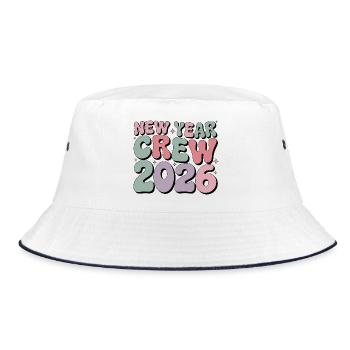 Équipe du Nouvel An 2026 - Bob - blanc/marine - Devant