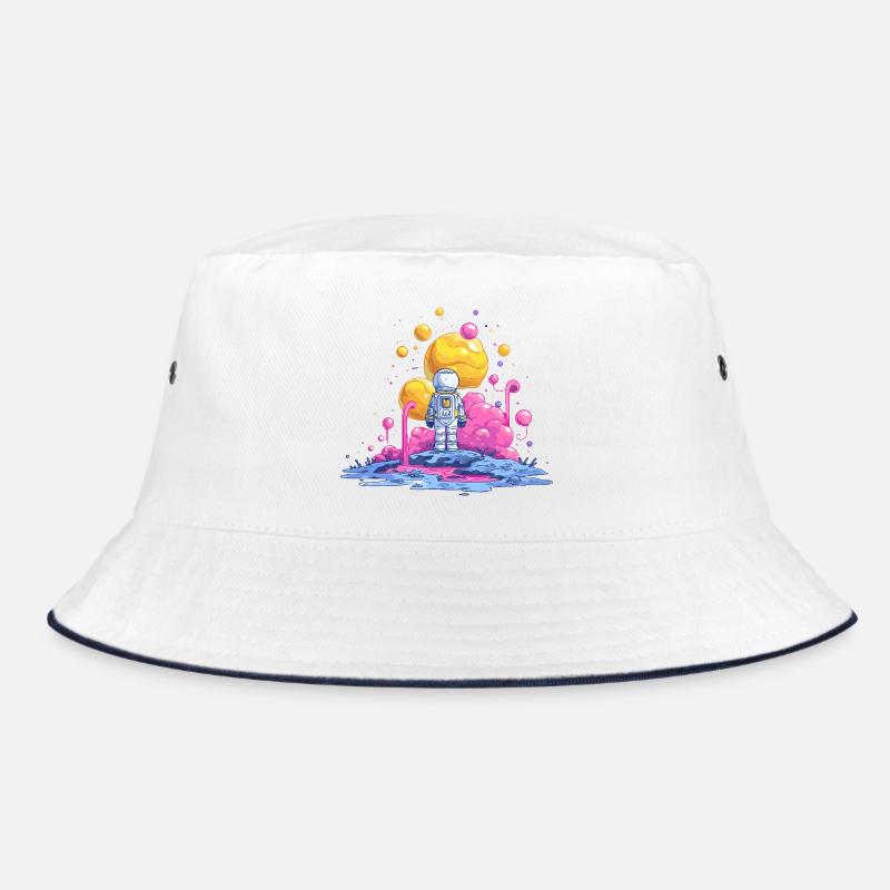 Astronaut auf Farbplanet Bucket Hat