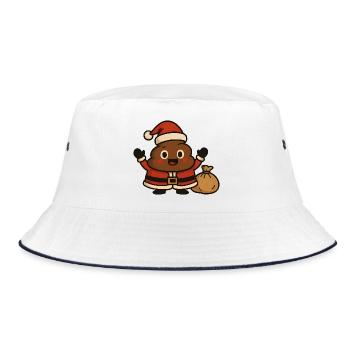 Père Noël Caca Adorable - Bob - blanc/marine - Devant