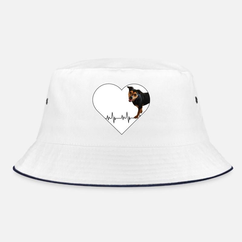 Herzschlag-Hund: Liebe mit Puls Bucket Hat