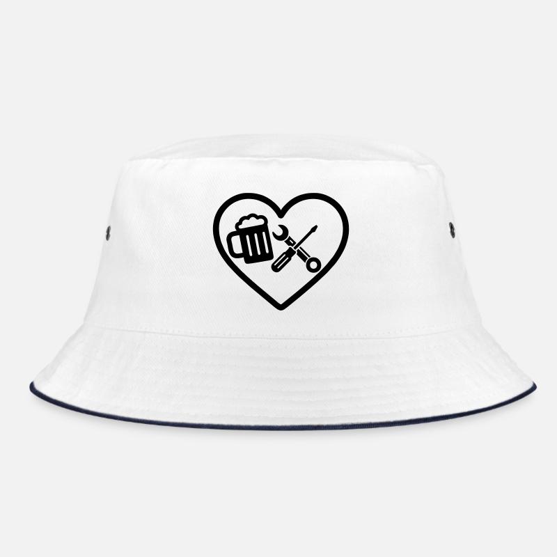 Heart Beer DIY-Humor Bucket Hat