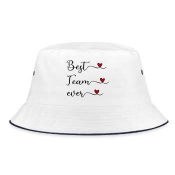 Team - Bucket Hat - white/navy - Front