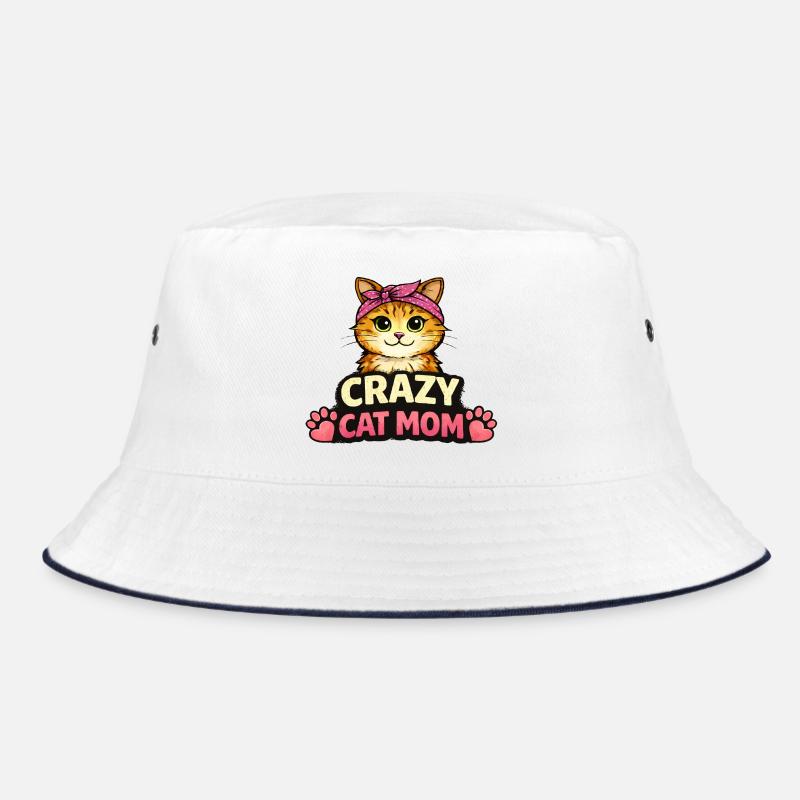 Crazy Cat Mom Bucket Hat