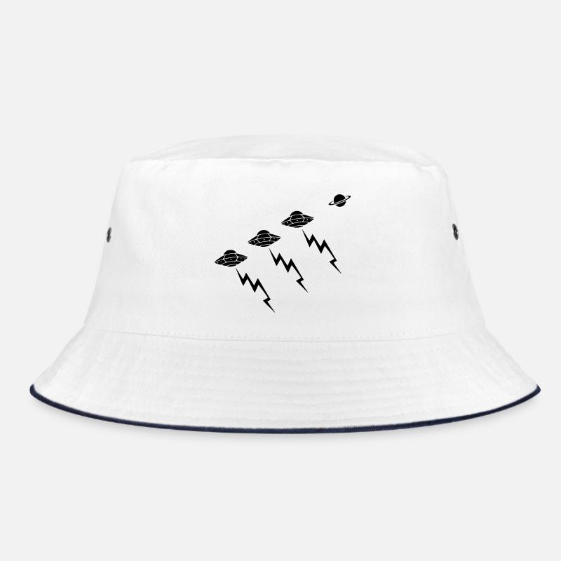 UFO Flotte Invasion Blitz Angriff Bucket Hat