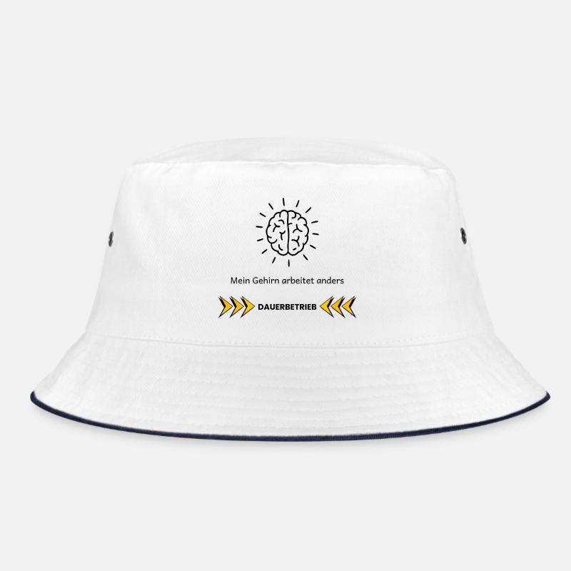 Mein Gehirn arbeitet anders – ADHS Fokus Design Bucket Hat