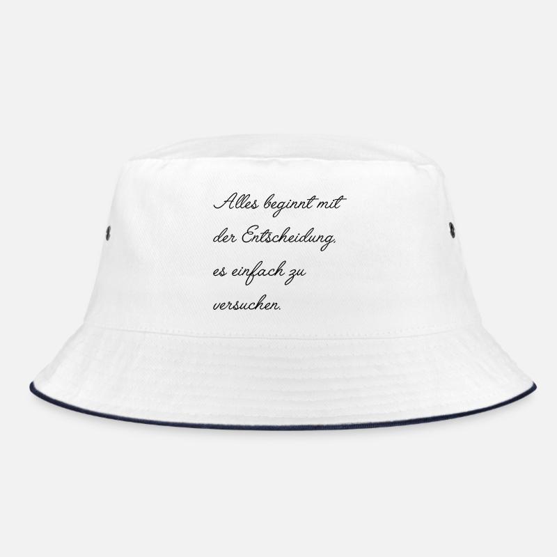 Motivierender Spruch  Bucket Hat