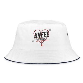 Valentine's Sparrow Edition - Bucket Hat - white/navy - Front