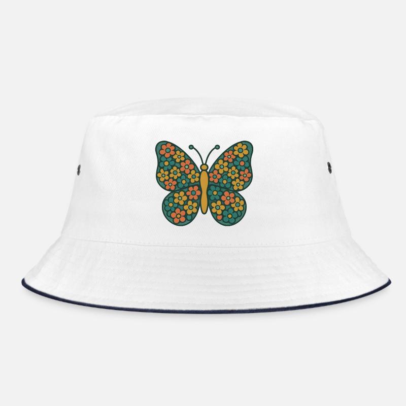 Flower Wings Butterfly Bucket Hat