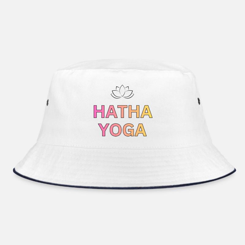 Hatha Yoga Gradient Font Bucket Hat