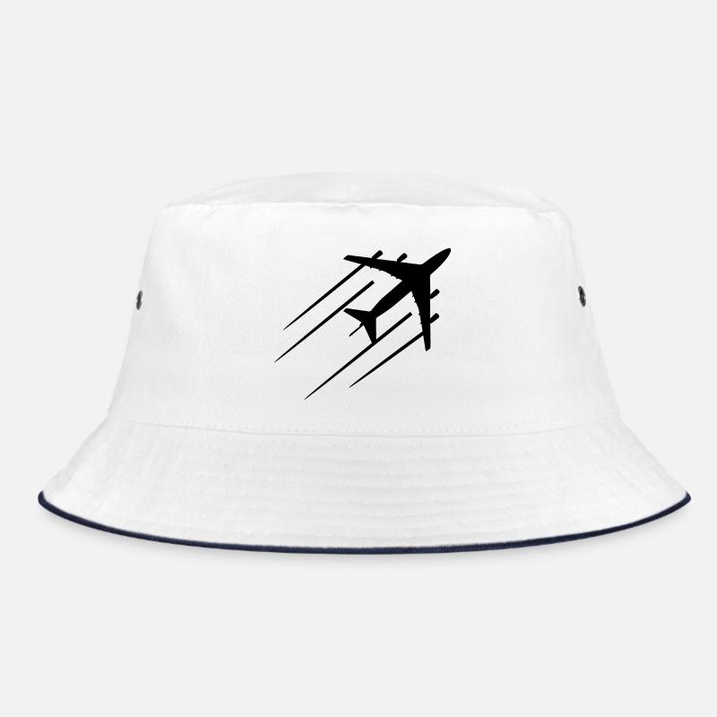 Luftfahrt Skizze Bucket Hat
