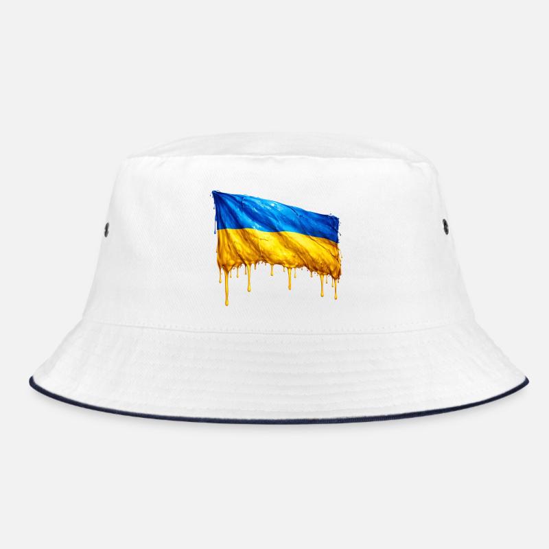 Drapeau ukrainien dégoulinant Bob